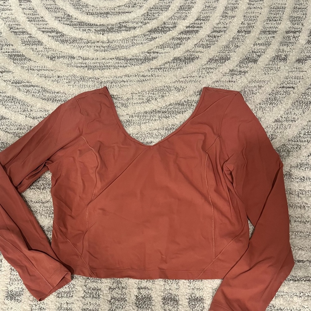 Lululemon Align Long Sleeve Tshirt in Brier Rose sz 16